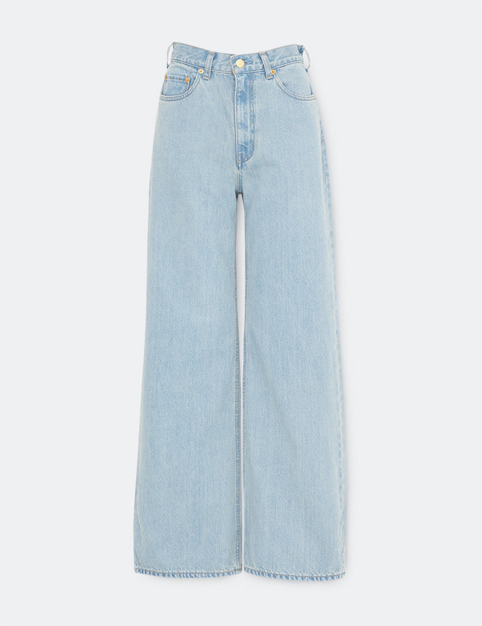 美品　Tu es mon Tresor アクアマリンジーンズ　日本製　希少 TU ES MON TRESOR /トゥ エ モン トレゾア】The Topaz Jean