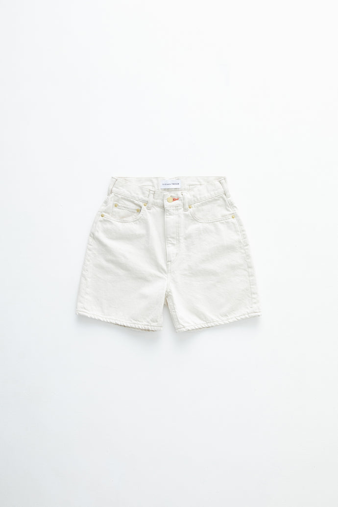 The Coral Jean Short Ecru