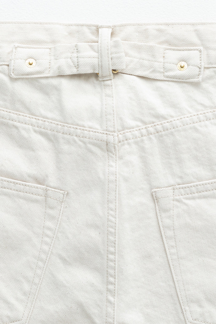 The Coral Jean Short Ecru