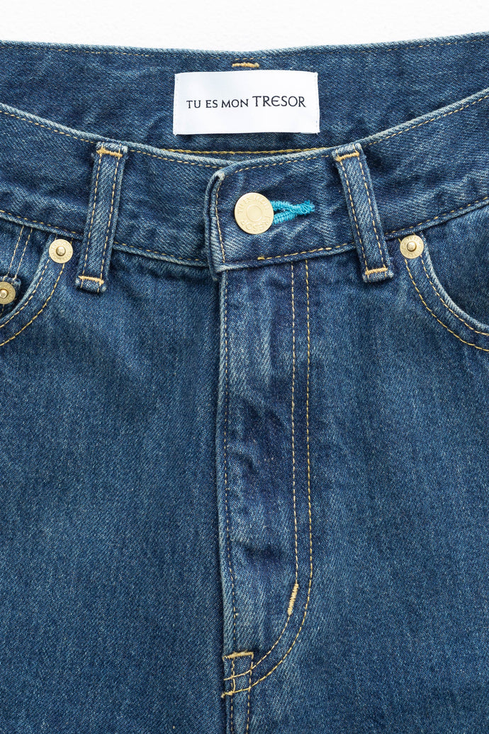 The Turquoise Jean Short〈Non-stretch〉Solid 3year