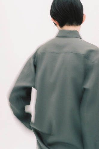 Safari Wool Shirt Charcoal