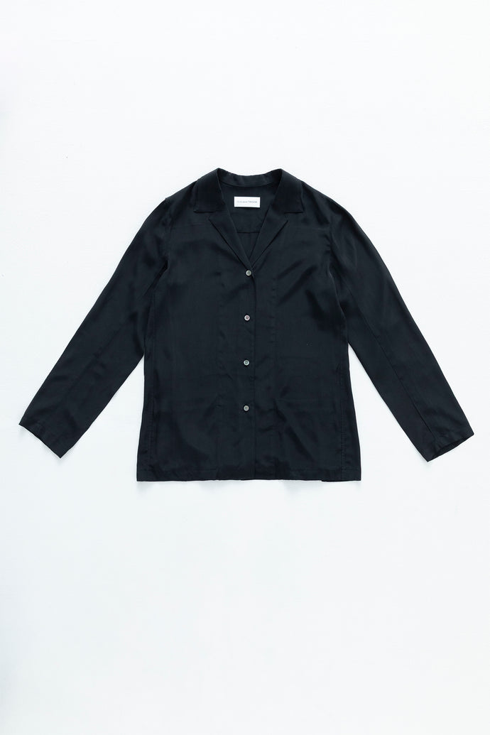 The Sea Blue Chalcedony Jacket Black