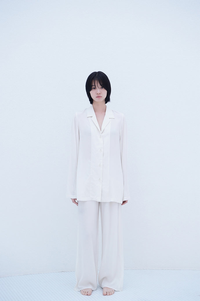 The Sea Blue Chalcedony Jacket Ivory