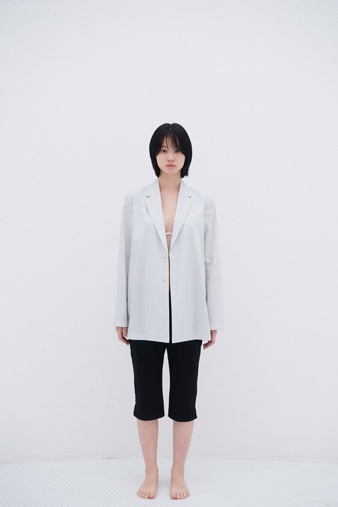 Tailored Shirt Jacket L.Blue