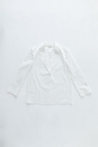 Tailored Shirt Jacket White