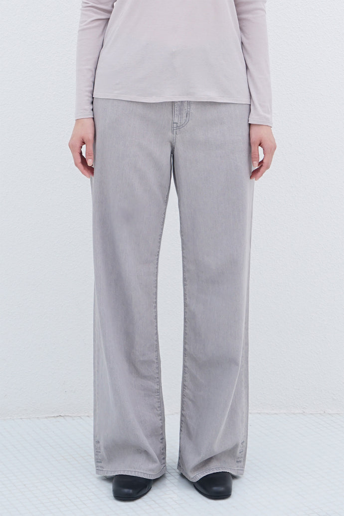 The Topaz Jean Low Rise Grey