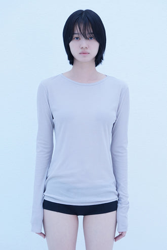 Crew Neck Top Greige