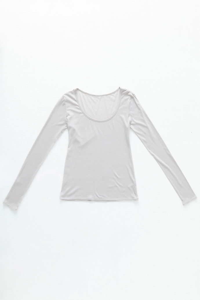 U-Neck Top Greige