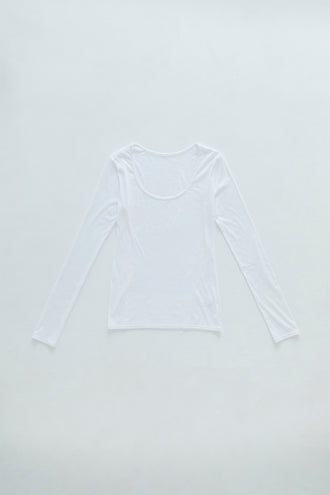 U-Neck Top White