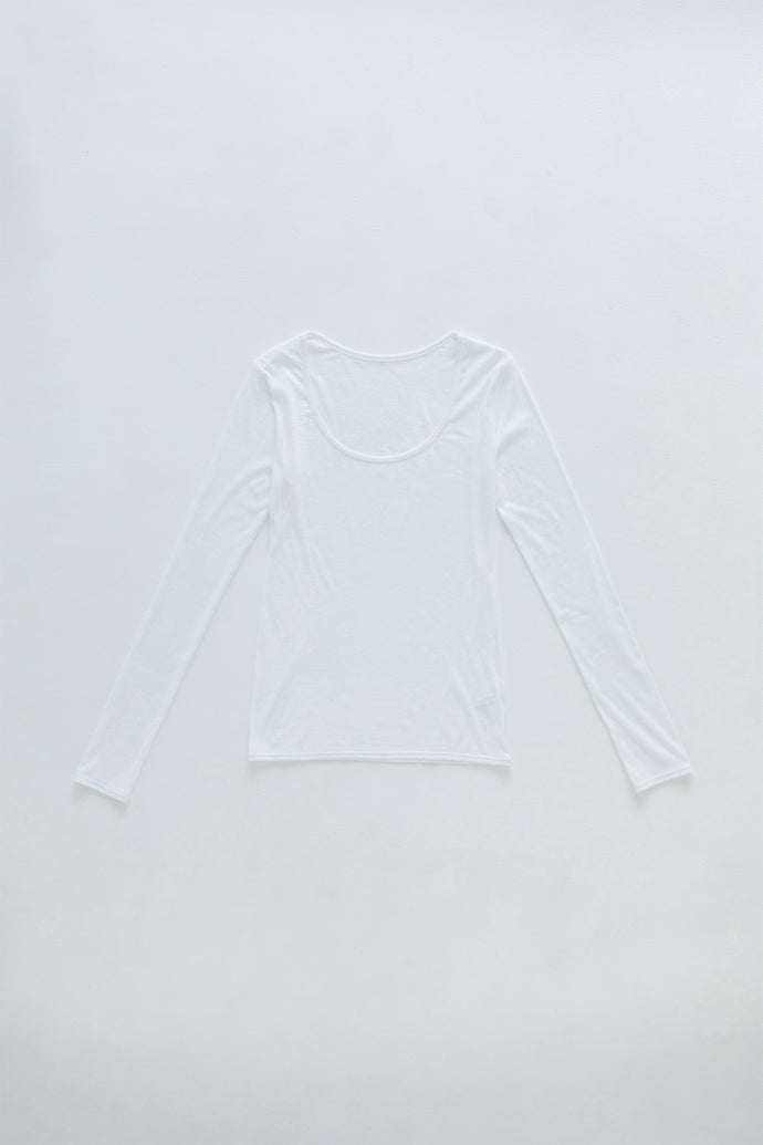 U-Neck Top White