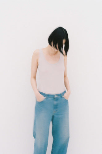 U-Neck Tank Greige
