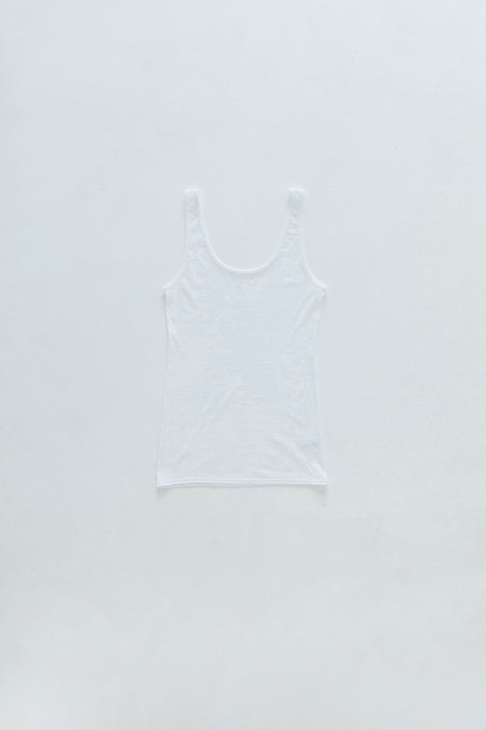 U-Neck Tank White