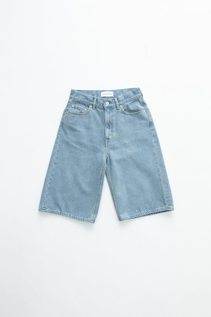 The Turquoise Jean Short〈Non-stretch〉Solid 7year